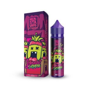 Strawz Apple(with mint) by Monsta Vape E Liquid 60ml Shortfill