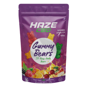 Haze CBD Gummies 500MG (25MG EACH)