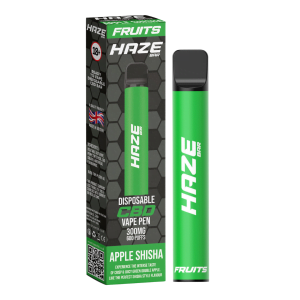 Apple Shisha Haze CBD Vape Disposable 300MG 600 Puffs