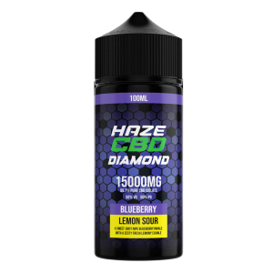 Haze CBD Diamond 15000 E-Liquid - Blueberry Lemon Sour